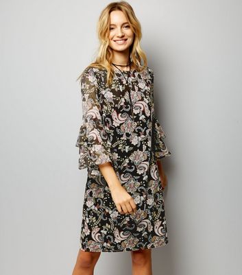 new look paisley dress