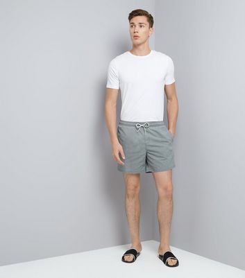 Grey Swim Shorts New Look