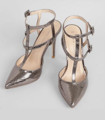 Pewter Snakeskin Texture Pointed 