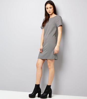 dog tooth dress new look