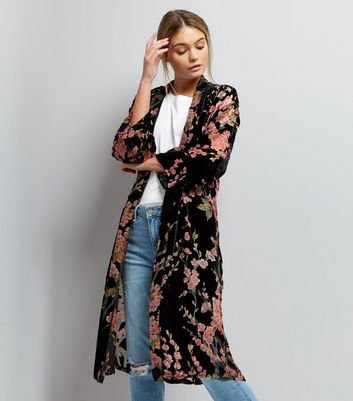 velvet kimono jacket