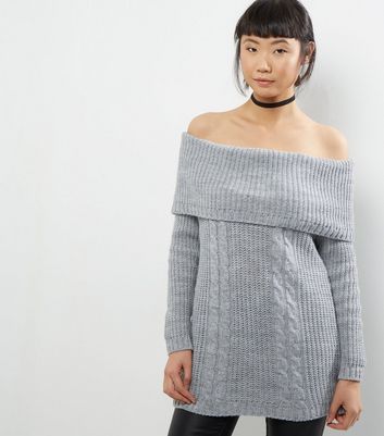 bardot sweater dress