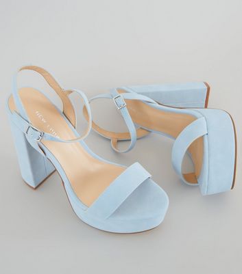 new look blue sandals