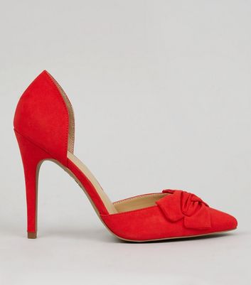 new look red stilettos