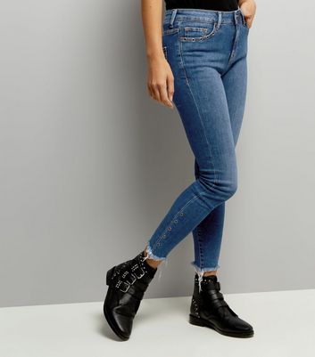 Fray discount skinny jeans