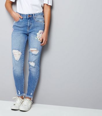 new look distressed jeans