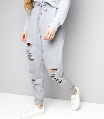 women's ripped joggers