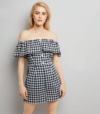 next gingham playsuit