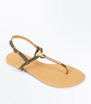 wide fit toe post sandals