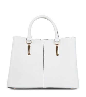 white gold bag