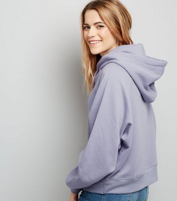 oversized lilac hoodie