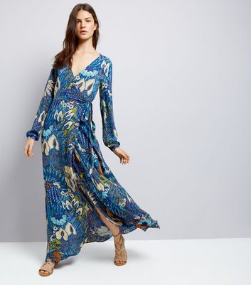 blue vanilla maxi dress