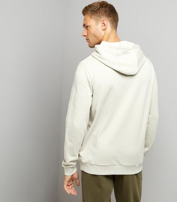 Pale Grey Pocket Front Hoodie New Look