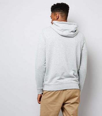 Grey Pocket Front Hoodie New Look