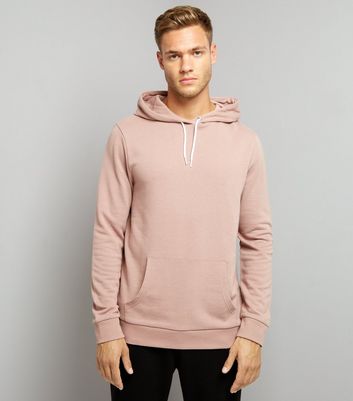 Pink Pocket Front Hoodie New Look