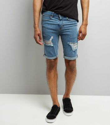 new look mens denim shorts