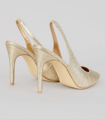 gold slingback shoes uk