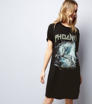 new look t shirt dress