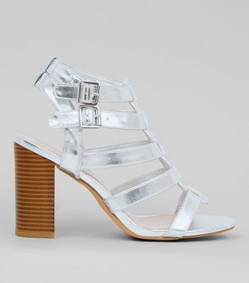 new look gladiator heels