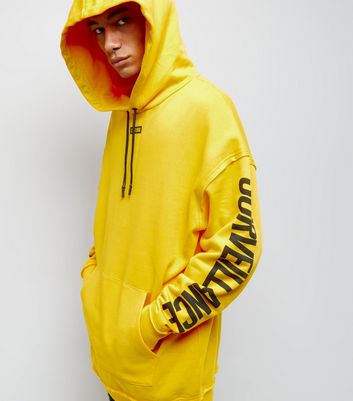 new look yellow hoodie