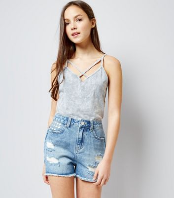 denim shorts for teens
