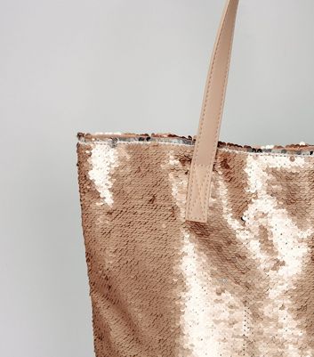 rose gold shopper