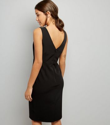 Black Pencil Dress New Look