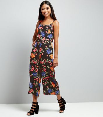 petite floral jumpsuit