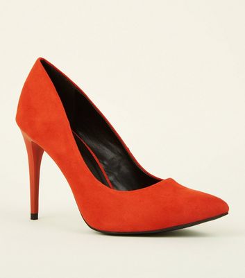 New look hot sale orange shoes