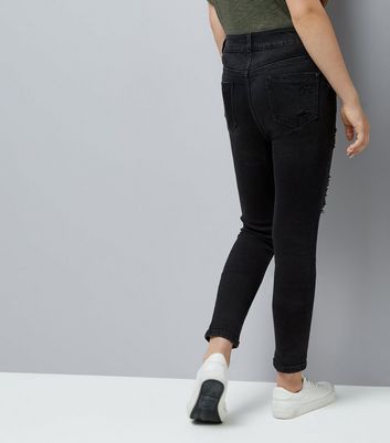 new look girls black jeans