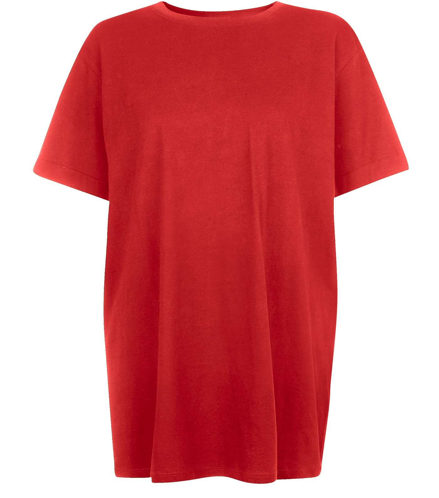 Tall Red Oversized T-Shirt Image 4