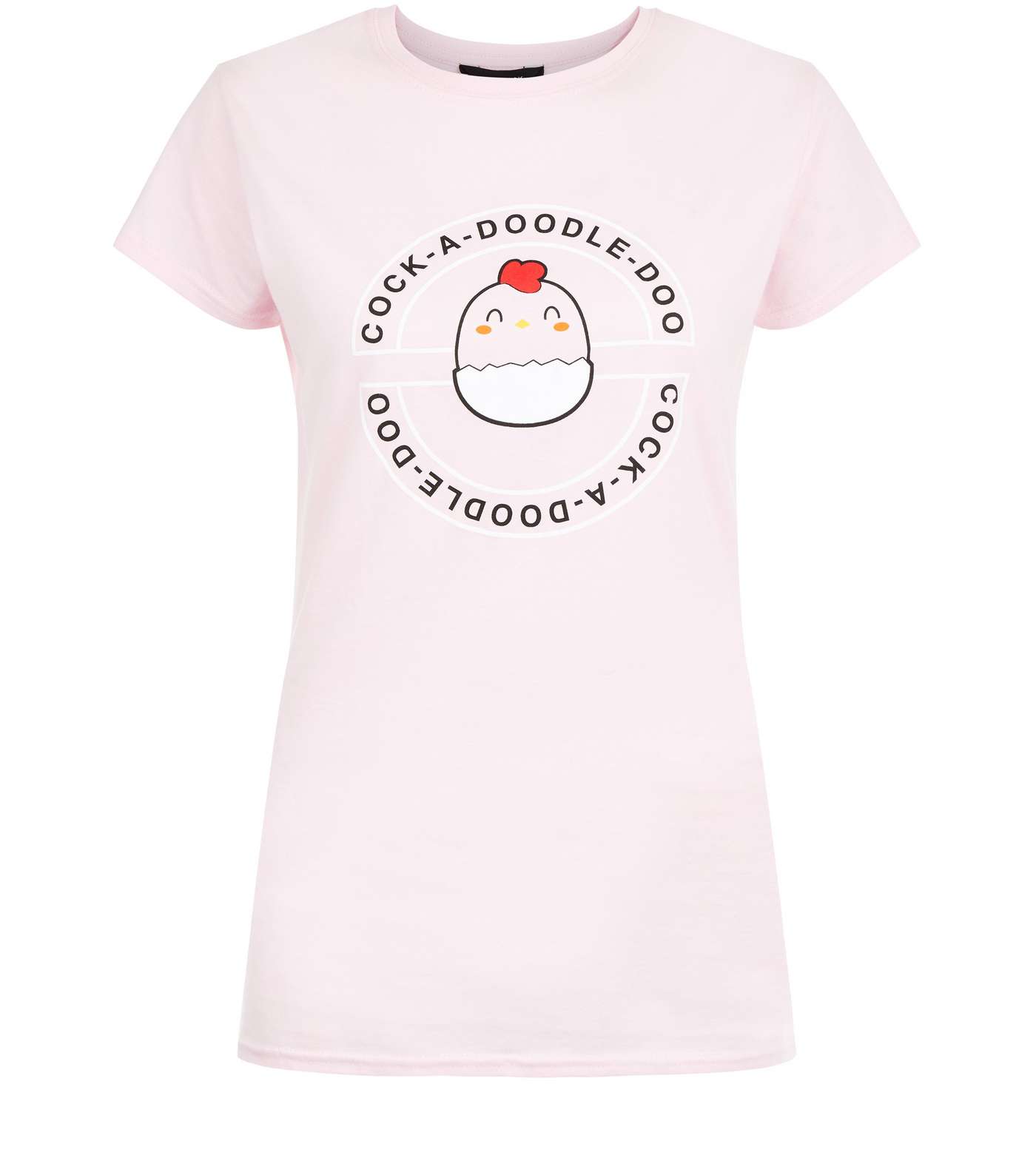 Lilac Slogan Print T-Shirt  Image 4