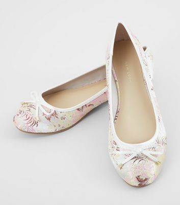 new look wide fit pink shoes