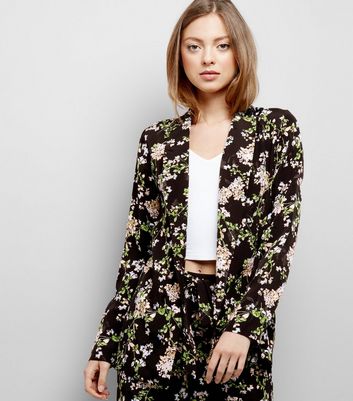 black floral jacket