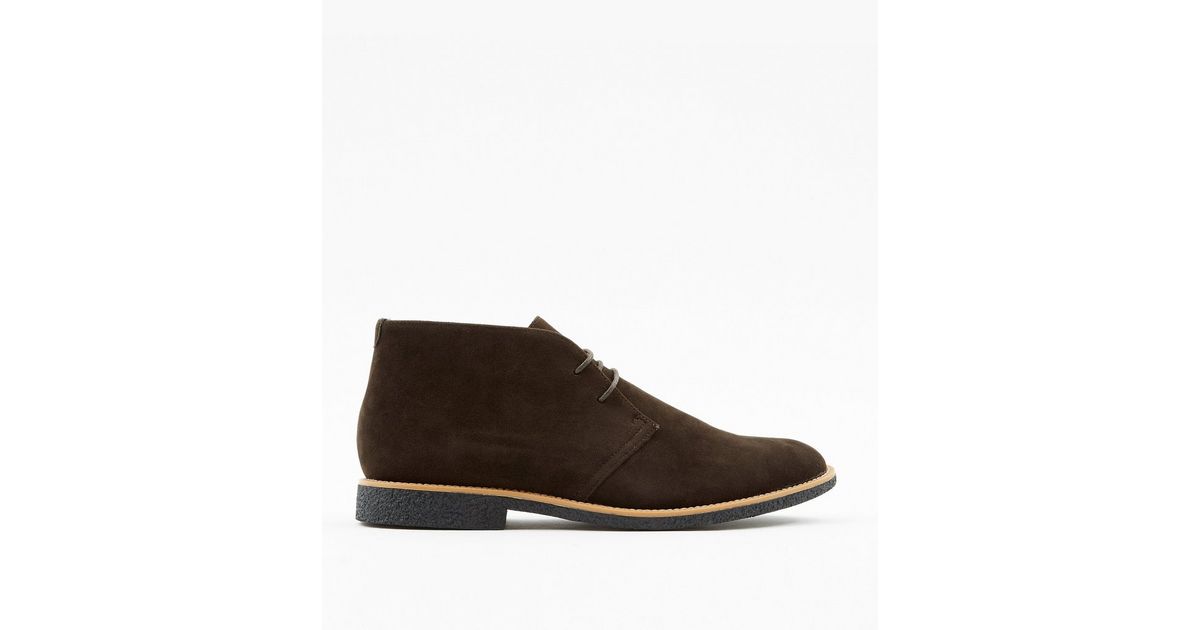 dark brown desert boots
