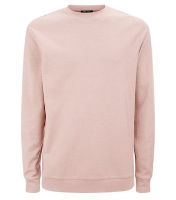 Deep Pink Crew Neck Sweater New Look