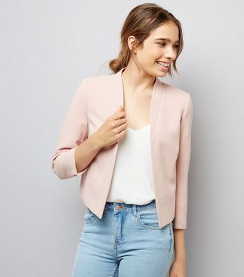 pale pink short jacket