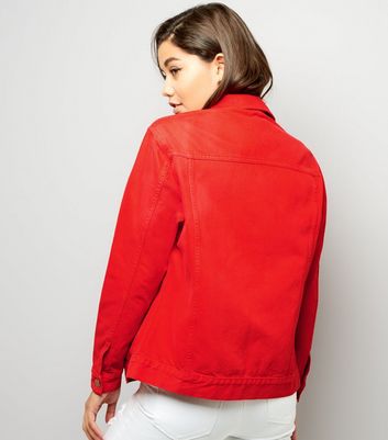 red denim jacket size 20