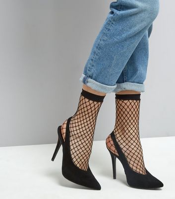 new look fishnet socks
