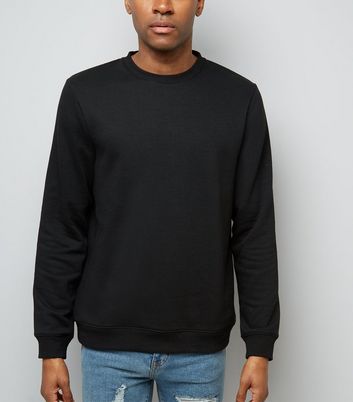 Black Crew Neck Sweatshirt New Look