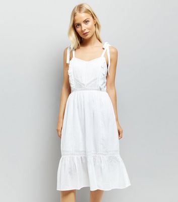 new look white summer dress