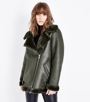 khaki aviator jacket