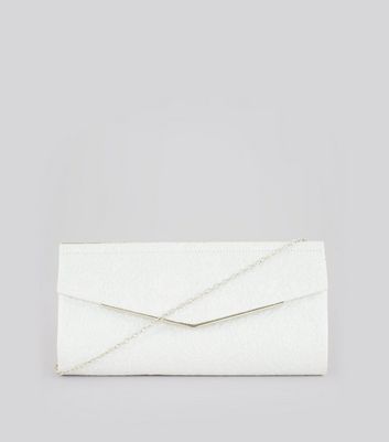 new look black clutch bag