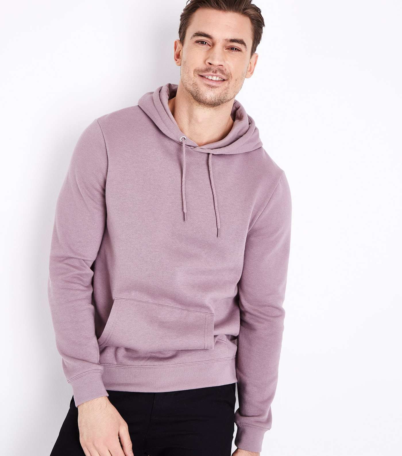 Lilac Pocket Front Hoodie
