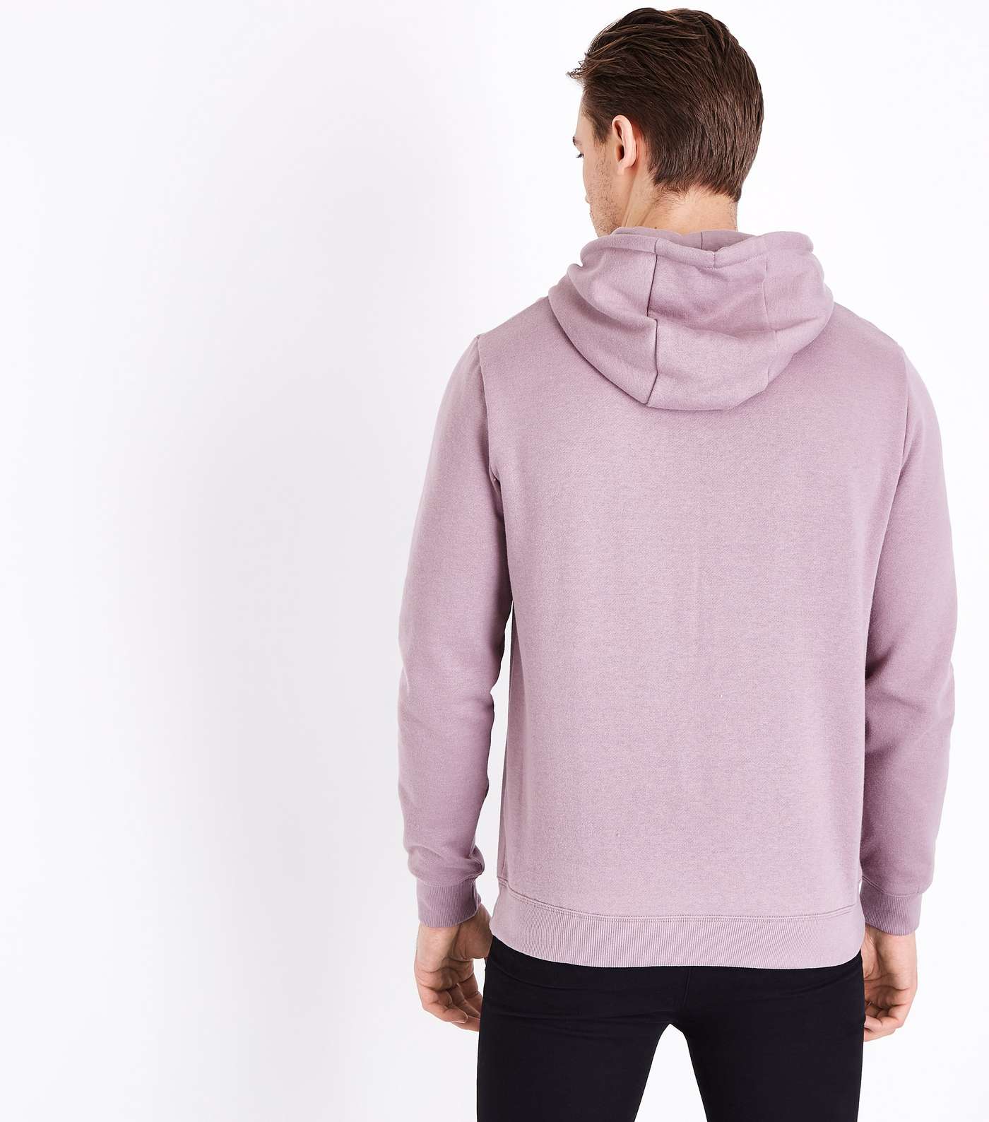 Lilac Pocket Front Hoodie Image 3