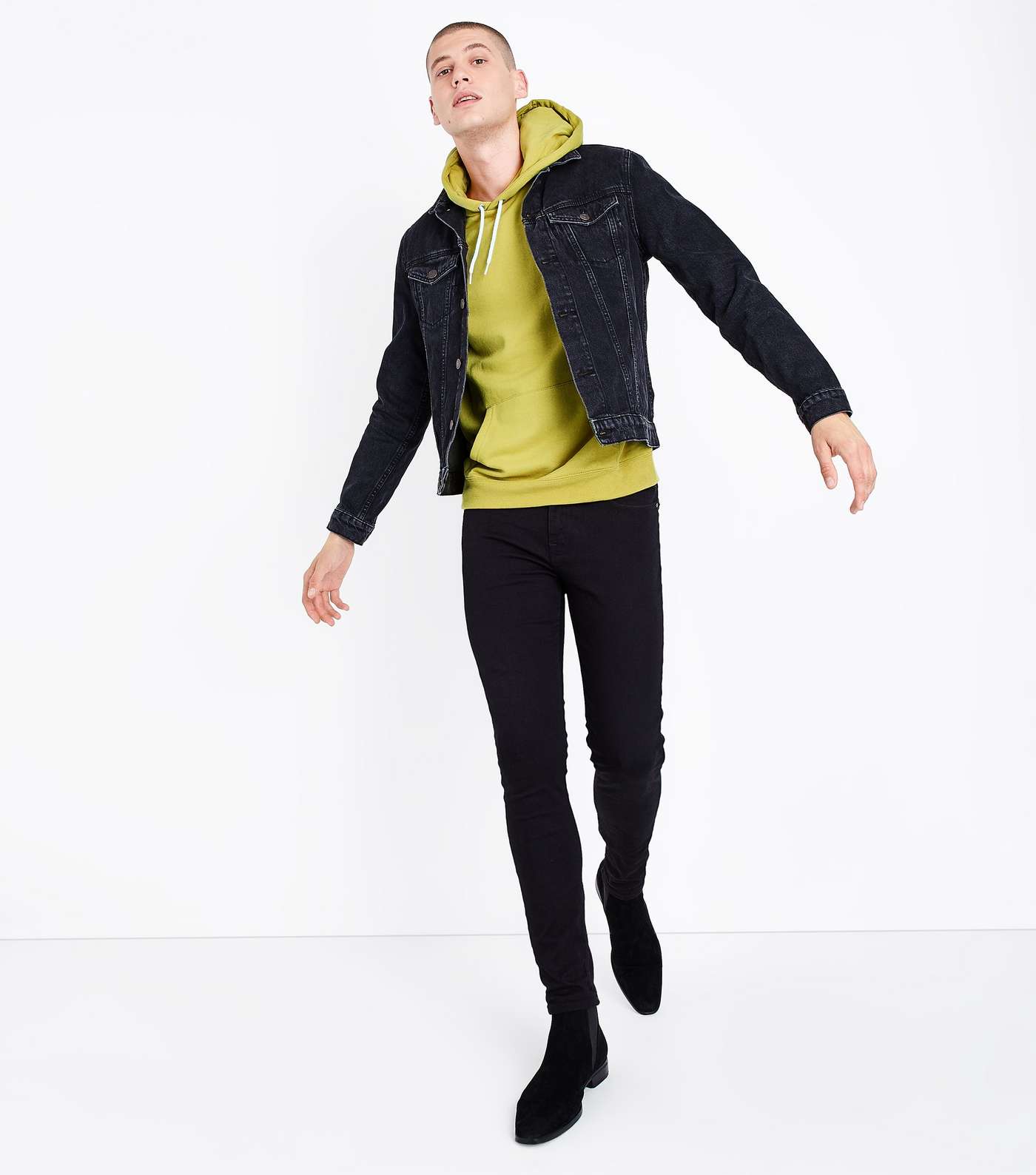 Lime Pocket Front Hoodie Image 2