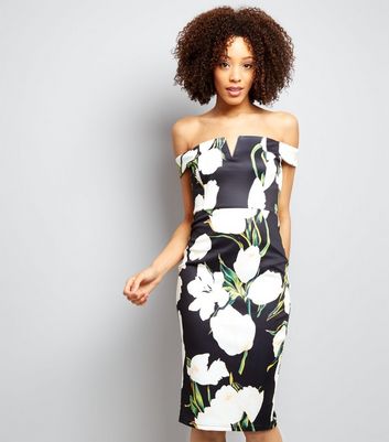 ax paris bardot midi dress
