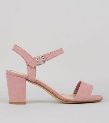 pink wedges new look