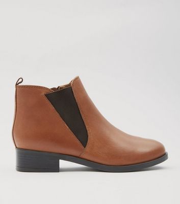 new look tan chelsea boots