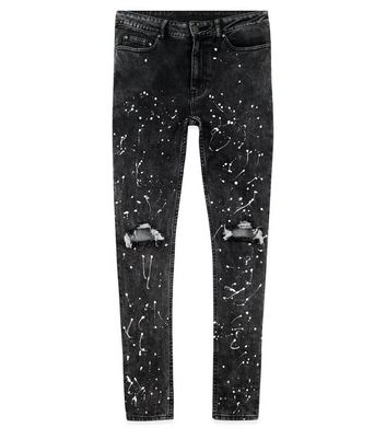 Jean eclaboussure homme Clearance